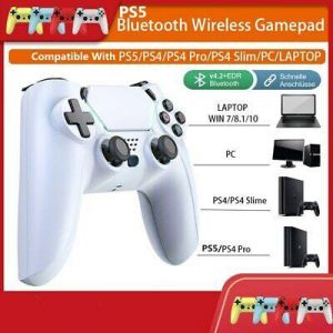 PS4 5 Wireless Joystick Controller Game Pad Bluetooth 6Axis Dual Vibration Sense